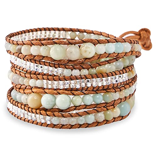 G2F Wrap Bracelet (Amazonite) #TOP27