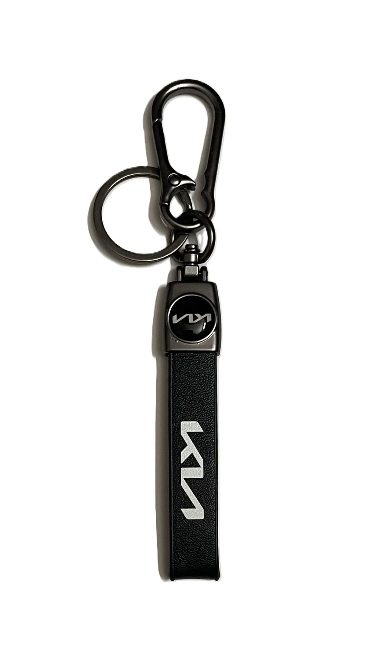 Premium Leather Strap & Metal Keychain for Kia, Heavy Duty Kia Car Key Chain, Compatable with Sonet, Seltos, Carens, Syros, Carnival, Car Key Fob Accessories, Durable & Stylish Key Chain-image-48