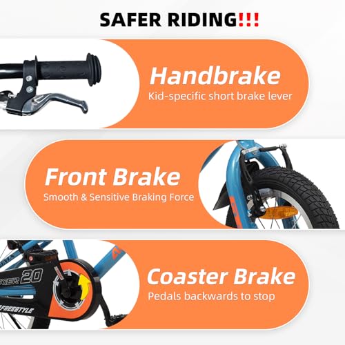 Image of ACEGER Kids Bike for Ages 2-12 Years Old Boys Girls and Toddler, 12 14 16 18 Inch Children Bicycle with Training Wheels, 20 Inch Bike with Kickstand, Multiple Colors.