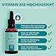 BitterLiebe - Vitamin B12 Tropfen hochdosiert - 500µg B12 pro Tagesdosis - doppelt aktiv mit Methylcobalamin und Adenosylcobalamin - unterstützt die Blutbildung * und das Nervensystem *