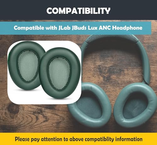 Repuesto Cojines de Auriculares JBuds Lux Earpads para JLab JBuds Lux ANC, Almohadillas de Cuero Protein Softer y Espuma de Memoria miniatura 2