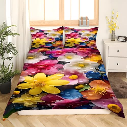 Housse de couette 240 x 260 de qualité supérieure DahliaCouleurs
