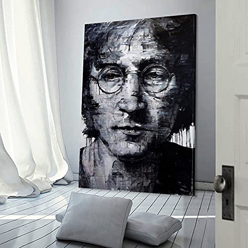 New Paintings by Shin Kwang Ho Painings, Beatles And John Lennon Toile Poster et décoration murale moderne pour chambre… - Les Beatles, Paul McCartney, John Lennon, RIngo Starr, George Harrison New Paintings by Shin Kwang Ho Painings, Beatles And John Lennon Toile Poster et décoration murale moderne pour chambre… – Image 4