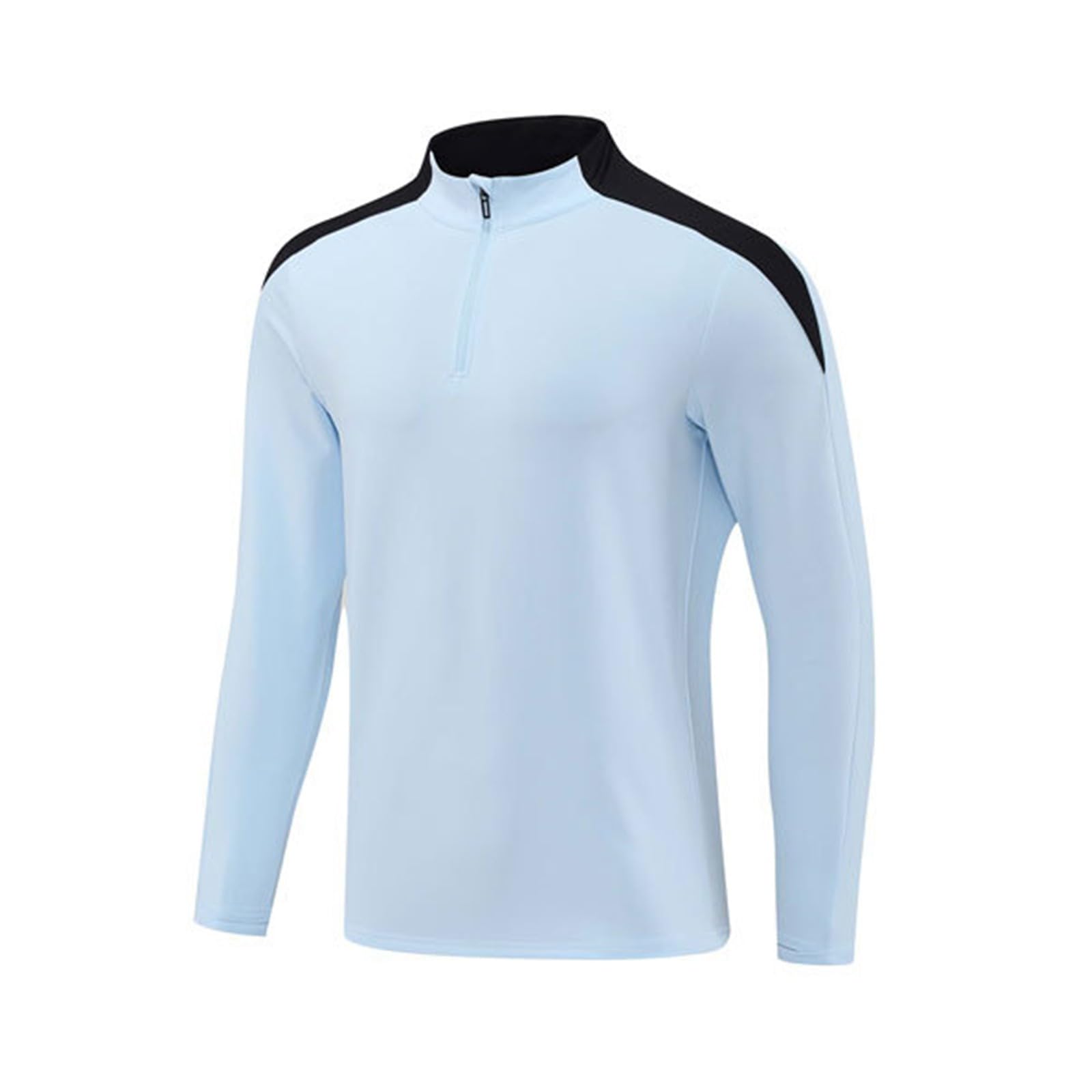 Tute da calcio da uomo, tuta da corsa da uomo con mezza zip, set da 2 pezzi