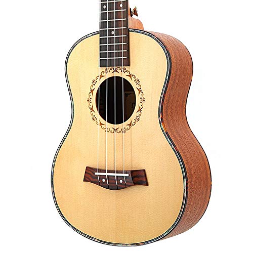 26 inch Acoustic Guitar Combo Classical Nylon Strings Ukulele Set Spruce Wood 4 Strings for Beginner Kit Guitar Starter Pack Yellow - Les Beatles, Paul McCartney, John Lennon, RIngo Starr, George Harrison 26 inch Acoustic Guitar Combo Classical Nylon Strings Ukulele Set Spruce Wood 4 Strings for Beginner Kit Guitar Starter Pack Yellow – Image 3