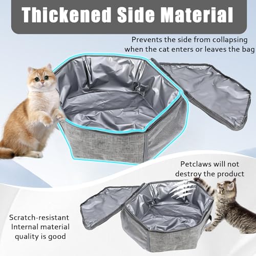 Arenero Portátil Plegable para Gatos y Perros miniatura 5