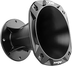 DS18 PRO-HA102/BK 2" 100° Horn de Aluminio con Tornillo (Negro) - Horno de Salida de Guide de Ondas para Conductores de Compresión