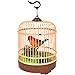 PowerTRC Singing & Chirping Bird in Cage, Realistic Sounds & Movements, Sound Activated Chirp