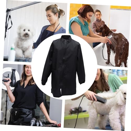 Tablier imperméable Alipis idéal pour le bain des chiens à la maison