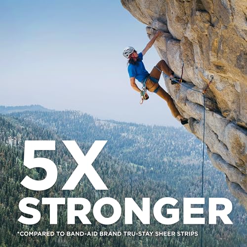 image for Band-Aid Brand Tough Strips Adhesive Bandages for Wound Care, Durable 