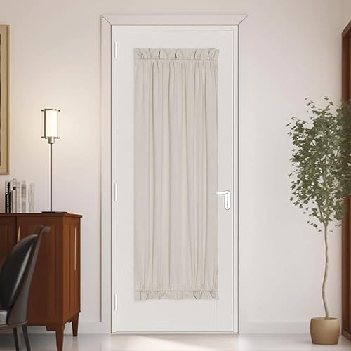 Miniatura 39 de PANOVOUS Cortinas pequeñas para ventana de puerta delantera, Navidad, panel de cortina opaca para puerta francesa para privacidad, cortina de puerta