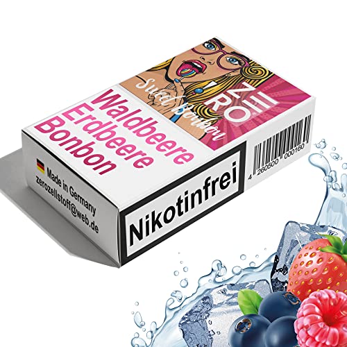 Shisha Tabak Ersatz aus pflanzlichem Zellstoff für Steinkopf Glaskopf Tonkopf und Phunnel geeignet - Nikotinfrei und Teerfrei - ZERO 25g (SWEET BONBON) Cover