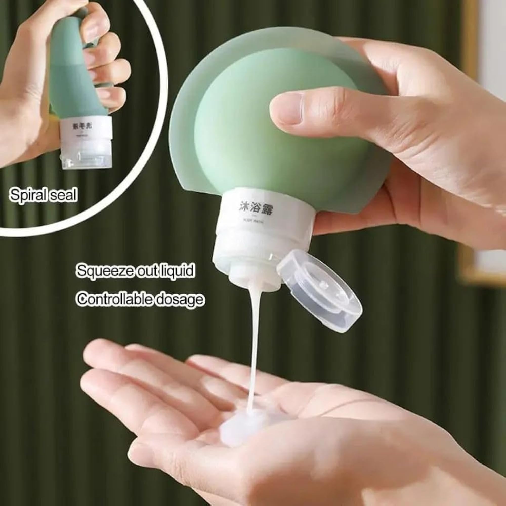 Silicone Travel Bottle Pouch for Toiletries