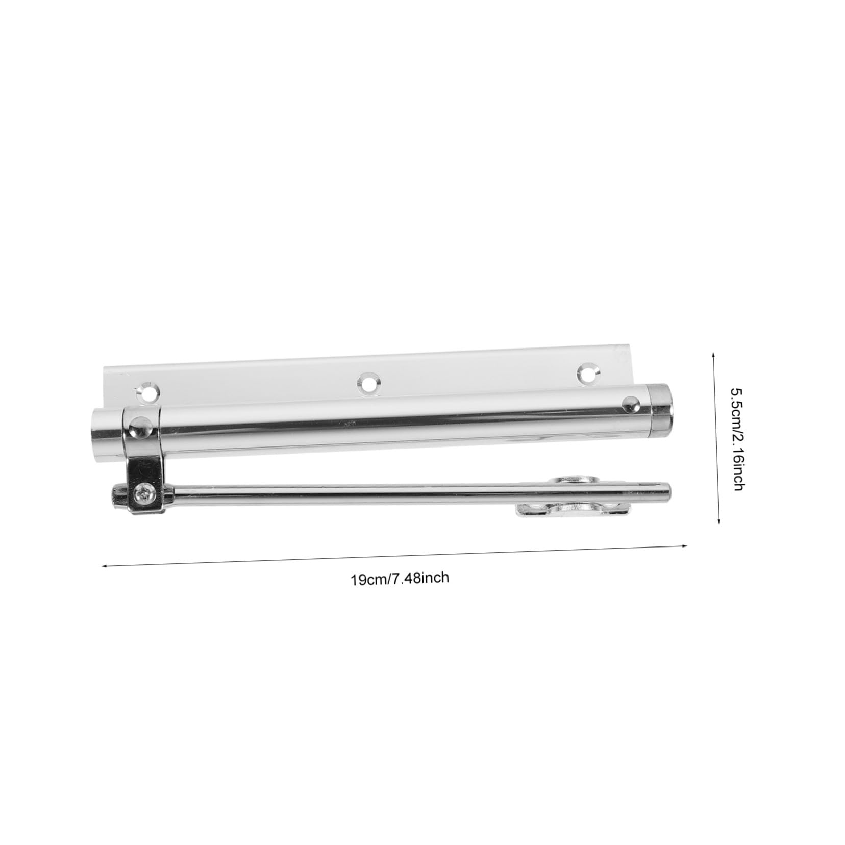 2 pièces Ferme-porte Automatique et Inoxydable Ressort pour Portes Maison et Bureau Fermeture Sécurisée Silencieuse