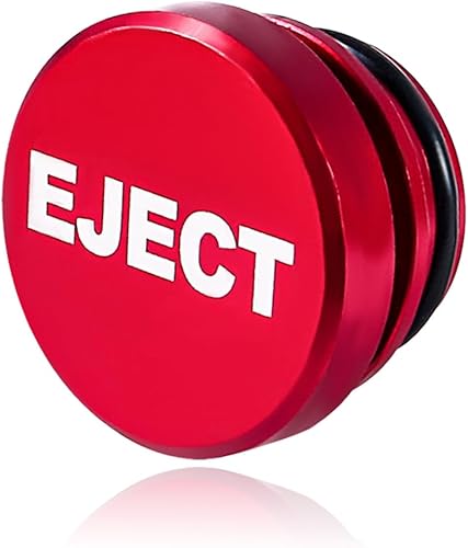 Miniatura 7 de Augeny Cubierta para encendedor de cigarrillos de automóvil, botón de misil de fuego de aluminio a prueba de polvo, cubierta universal para enchufe