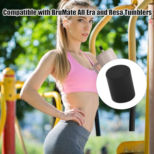 2 Stück Strohhalm Abdeckung Magnetisch, für BrüMate All Era & Resa Becher, BPA-Frei Silikon Strohhalm Aufsätze Abdeckungen Schutz für Brumate Zubehör