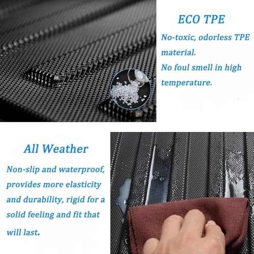 Tapis sol coffre Mustang Mach-E imperméable pour éviter les taches - 4