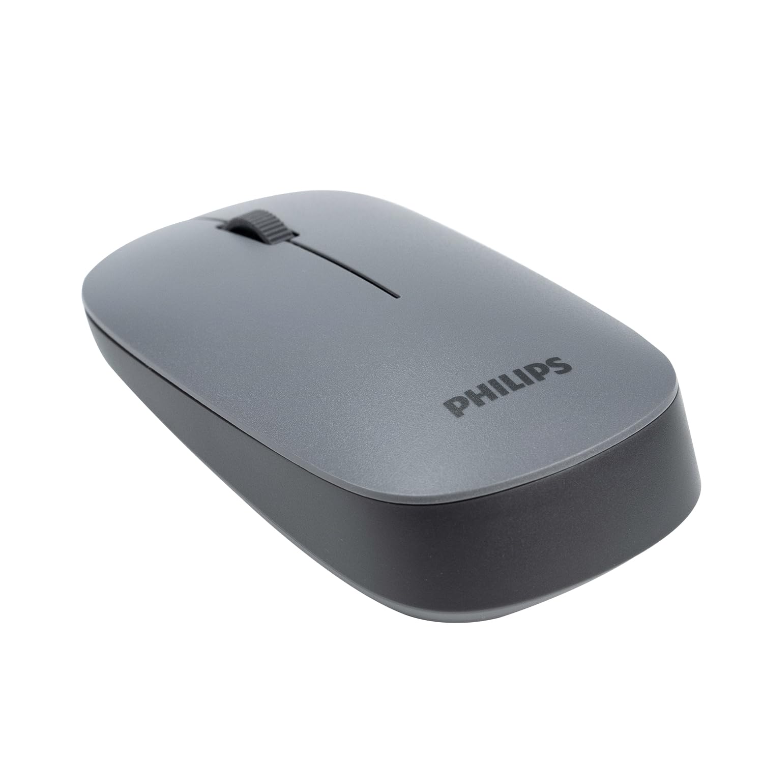 PHILIPS Professional Business Wireless & Bluetooth Silent Mouse - Classic 3-Button Design, 1600 DPI,3-Channel Technology Pebble Mice - Slimmer & Lighter, Comfortable & efficient for PC/laptops/Pad