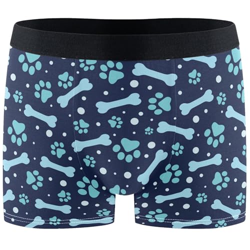 visesunny Men's Boxer Briefs Cute Pattern Soft Breathable Underwear with Stretch Waistband Tagless