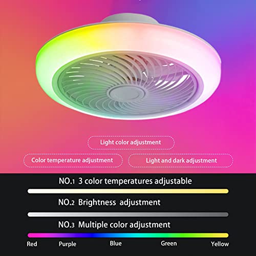 Ventilador de techo con luz LED con mando para combatir el calor 5