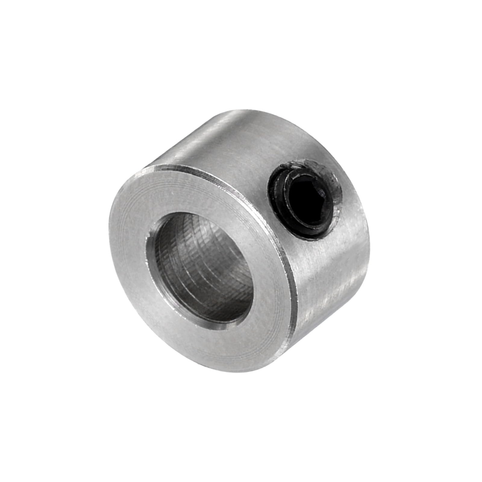sourcing map Lot de 15 colliers à vis de 6 mm, diamètre extérieur 12 mm, largeur 7 mm, colliers d'arrêt de forage en acier inoxydable