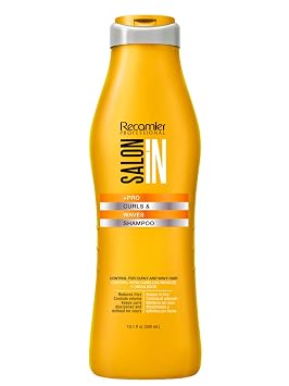 Salon In by Recamier - Curls & Waves Shampoo | Hair Shampoo for Wavy and Curly Hair | 10.1 fl oz / 300 ml