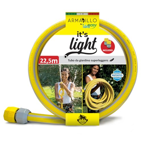 Kink Kong 22,5 Metri, Tubo Acqua da Giardino Atossico, Anti Torsione Super Leggero Anti Nodo, Canna Irrigazione