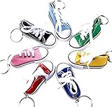 Moto bicicleta pie soporte decoración moto caballete Pad Mini lona dedo zapatos Sneaker llavero para hombres mujeres