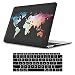 iLeadon MacBook Air 13 Inch Case 2018 Release A1932, Soft Touch Ultra Thin Hard Shell Cover for Apple Newest MacBook Air 13 Inch with Retina Display fits Touch ID, Black Map