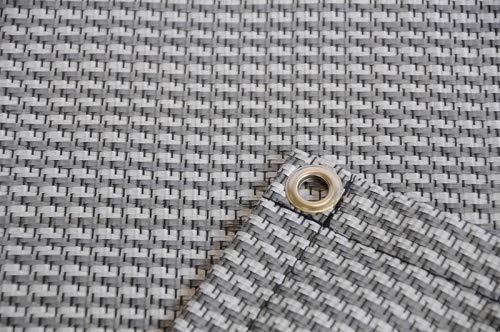 Arisol Zeltteppich Premium blau/grau Größe 250 x 600 cm, Farbe grau