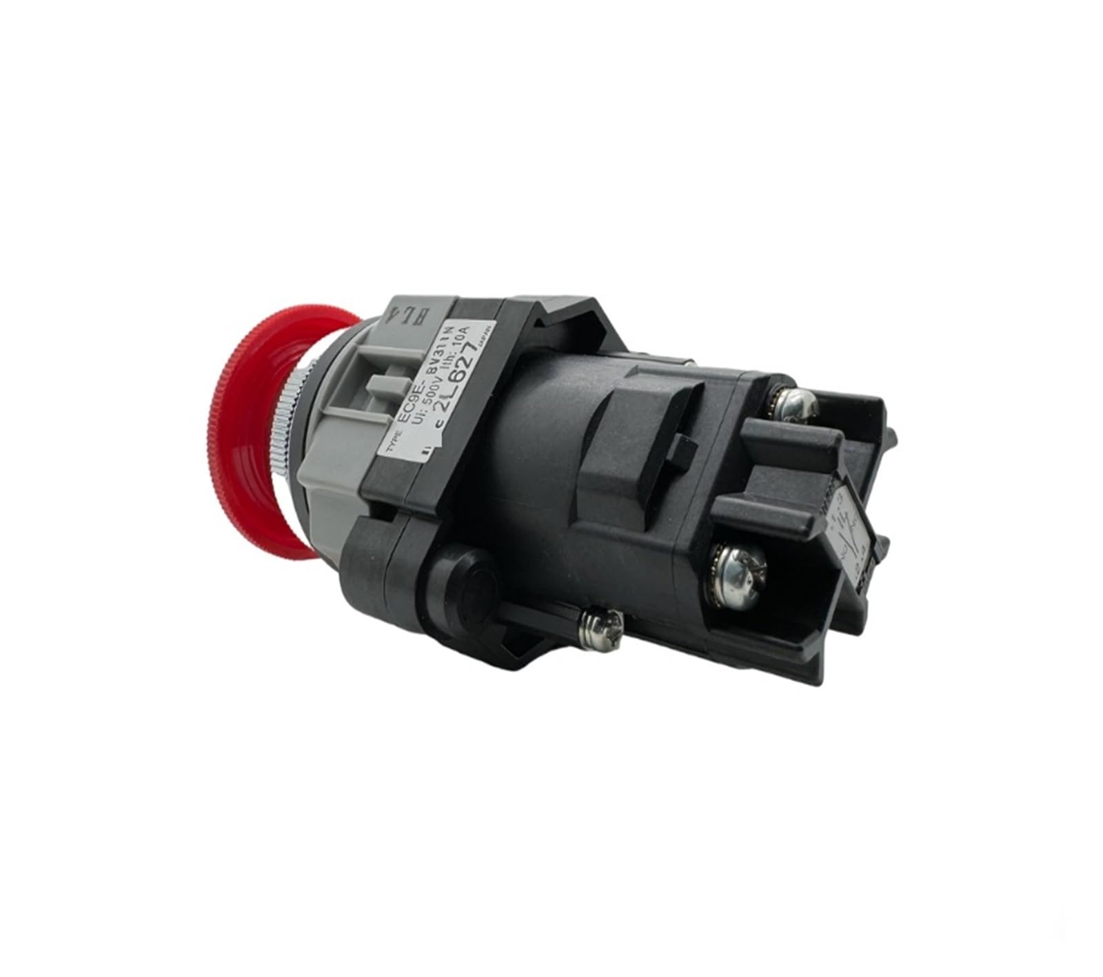 Pulsador de seta Interruptor de parada de emergencia EC9E-BV311N for arranque y parada rápidos de maquinaria y equipos eléctricos. Para uso industrial