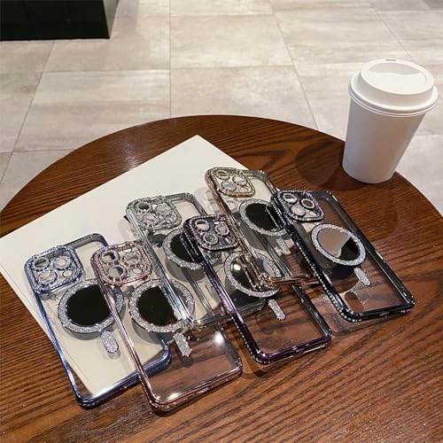 Coque paillettes iPhone 12 Pro or idéale pour sublimer vos soirées et selfies - 5
