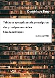 Tableaux synoptiques de prescription des principaux remèdes homéopathiques
