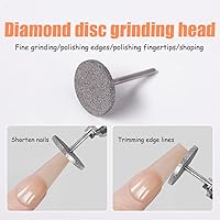 Vista 5 de Disco de lijado para uñas, lima eléctrica de pie, brocas para uñas de piel muerta, broca de cutícula para taladro de uñas, removedor de callos