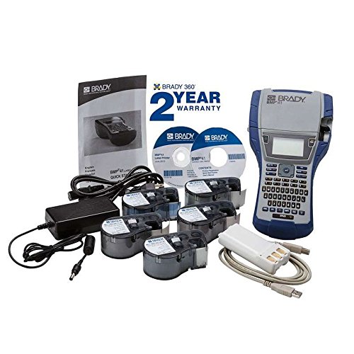 BMP41 Portable Facility ID Label Printer Starter Kit with