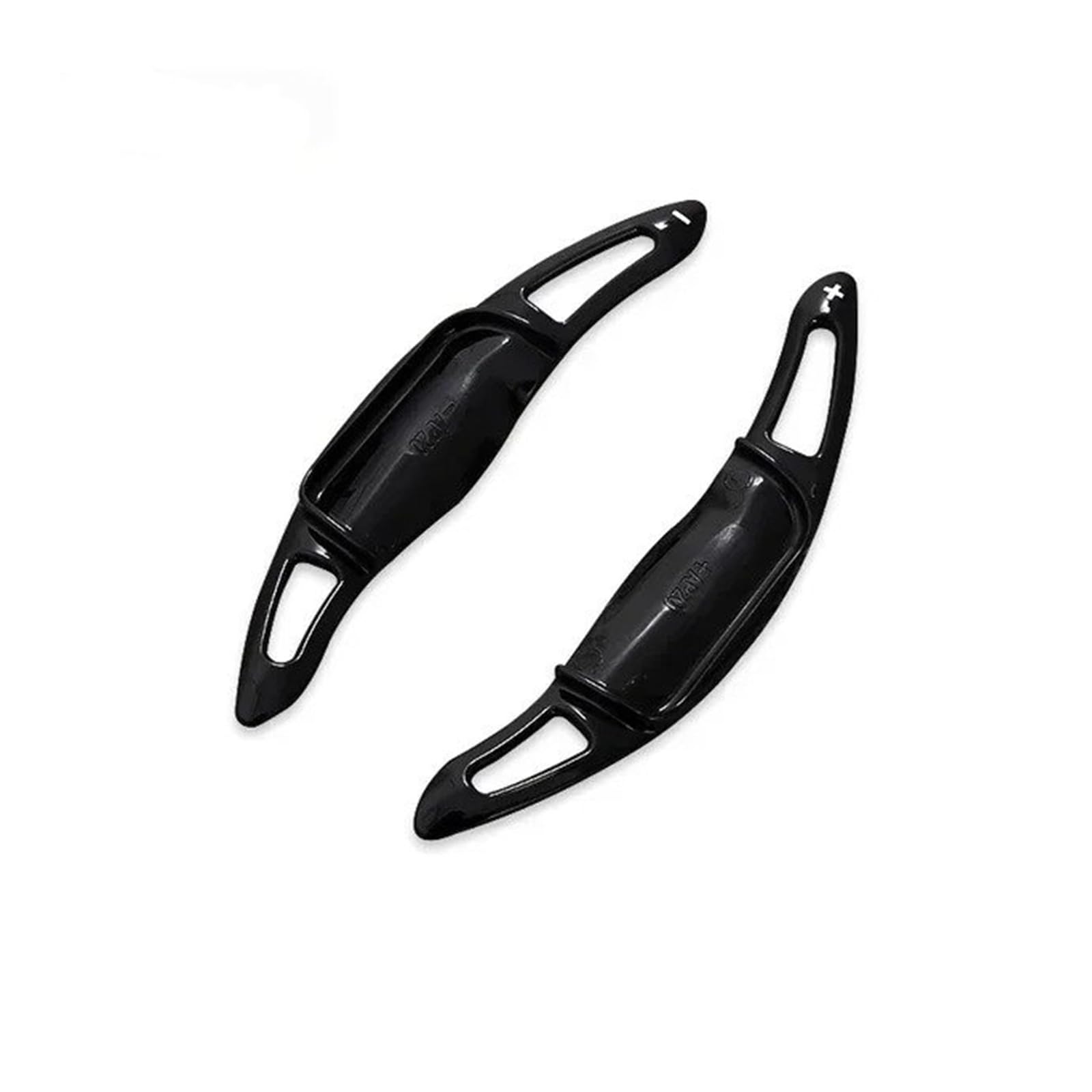 Zhangzhengyao Black Car Steering Wheel Shifter Paddle For Toyota For Caramry For Corolla For Avalon Car Steering Wheel Paddle Shift Abs Carbon Fiber Shifter(Black)