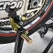 Venom Sport Bike Motorcycle Rear Wheel Swingarm Spool Lift Stand + Low Profile 10mm Black Swingarm Spools (Compatible with Most Kawasaki Bikes)
