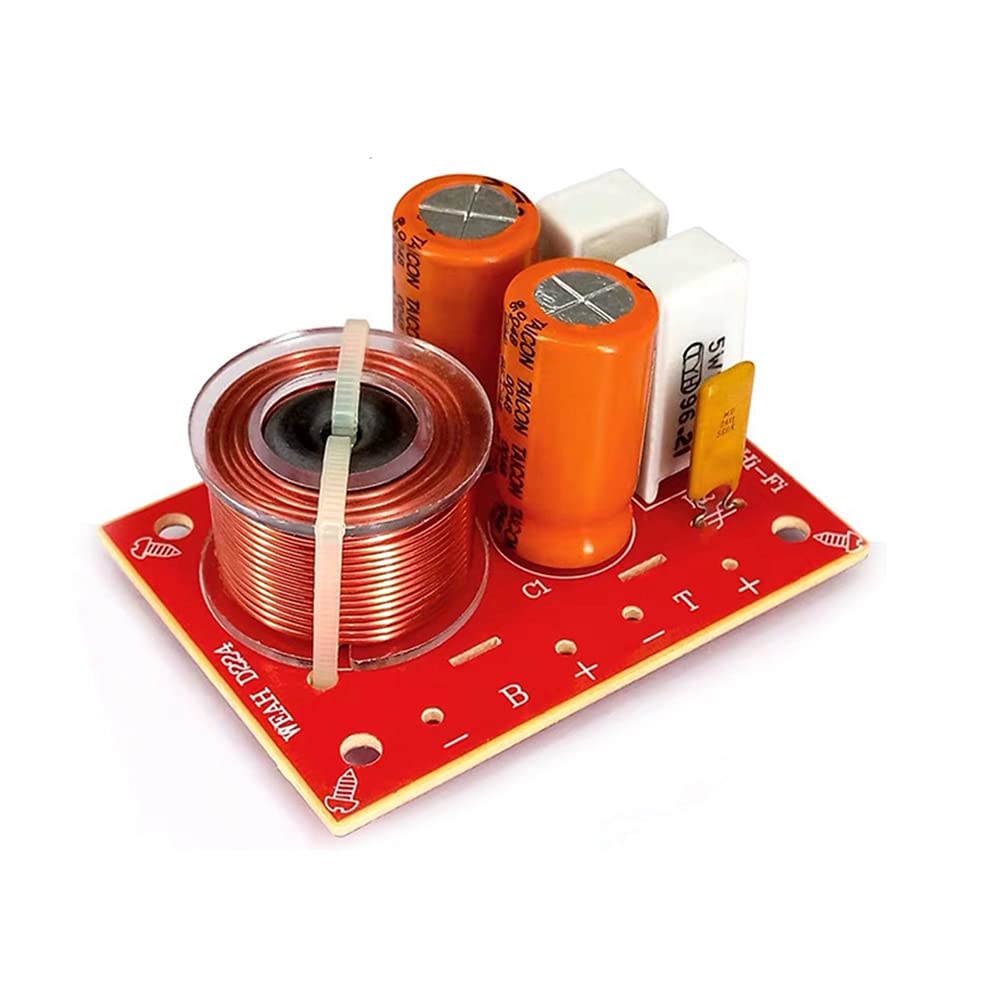 2 Pezzi 2 Vie 80W FAI DA TE Circuito Filtro Altoparlante Acuti Gravi Divisore di Frequenza Home Cinema HiFi Filtro Crossover Audio Stereo