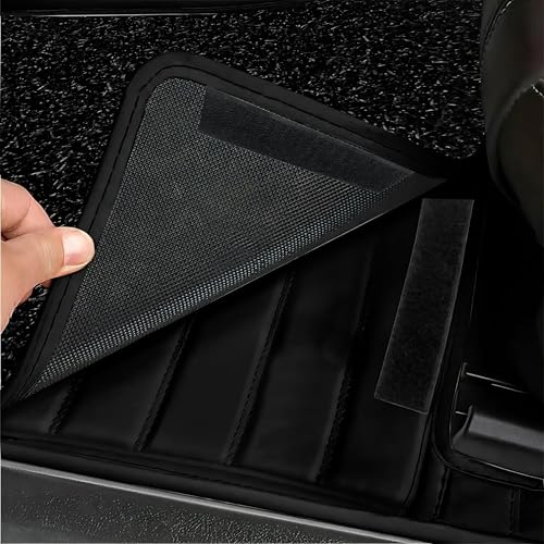Image of CHIRON Premium 10D Car Floor Mat for XEV 9e Custom Fitted, Luxury Car Foot Mats Compatible with Mahindra XEV 9e, Set of 3 Pcs, 100% Waterproof and Washable, Classic Black