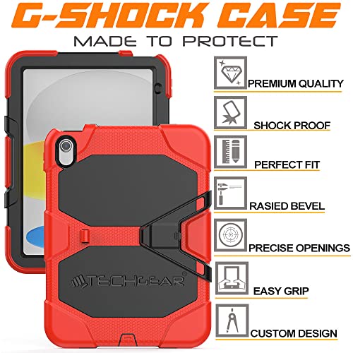 TECHGEAR G-SHOCK Case for iPad 11" A16 (11th Gen 2025) & 10.9" (10th Gen 2022) - Image 4
