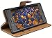 Produktbild mumbi Tasche Bookstyle Case kompatibel mit Sony Xperia XZ / XZs Hülle Handytasche Case Wallet, braun