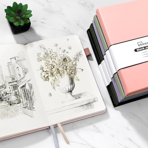 Annecy-Blank-Journal-Notebook-Medium-55x-825-160-Pages-100GSM-Writing-Paper-A5-Purple-Faux-Leather-Cover-with-Pen-Loop