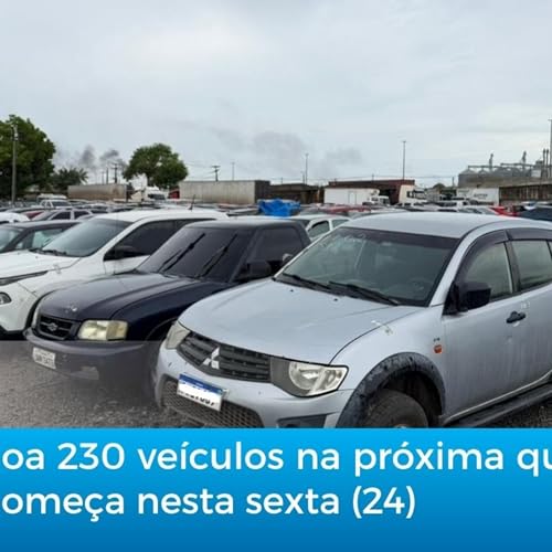 Detran leiloa 230 ve&iacute;culos na pr&oacute;xima quarta-feira; visita&ccedil;&atilde;o come&ccedil;a amanh&atilde; (24)