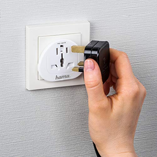 Hama Reisstekker (Voor Aansluiting Van Externe Apparaten, Bijv Vk, Vs, China, Italië, Zwitserland, Enz) Op Duitse… - Image 3