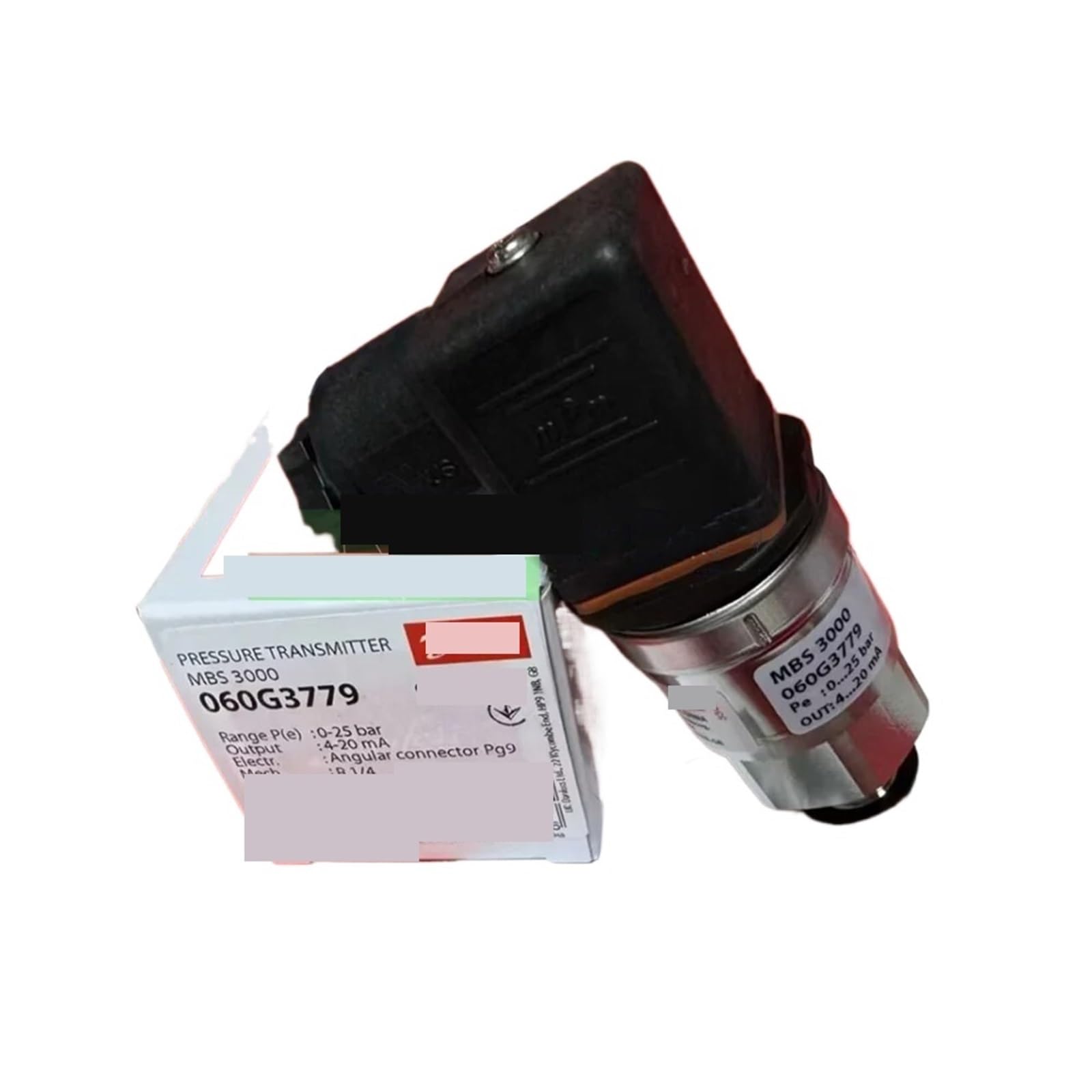 ZXTIIEUF 1pcs 060G3779 0~25bar 4~20mA Pressure Transmitter Sensor 3000