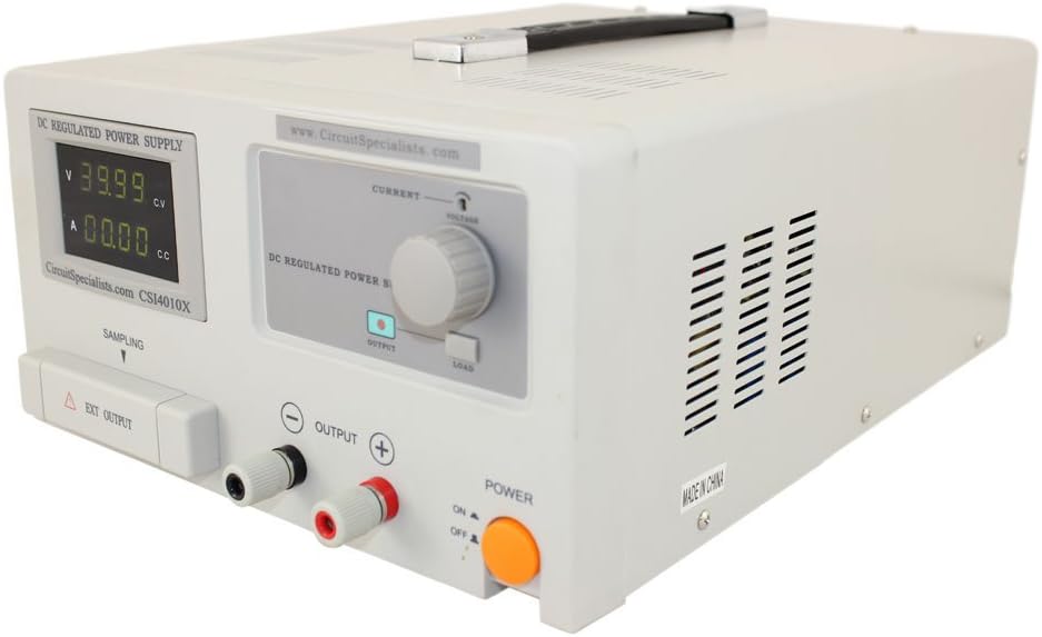 Adjustable Bench Power Supply with Current Limiting - LED Display & Precise Voltage Settings for Testing & Experimentation