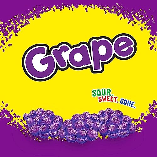 Sour Patch Kids Grape Candy – Soft And Chewy Gummy Grape Shaped Candy – Bulk Pack - 4 Pound #TOP2
