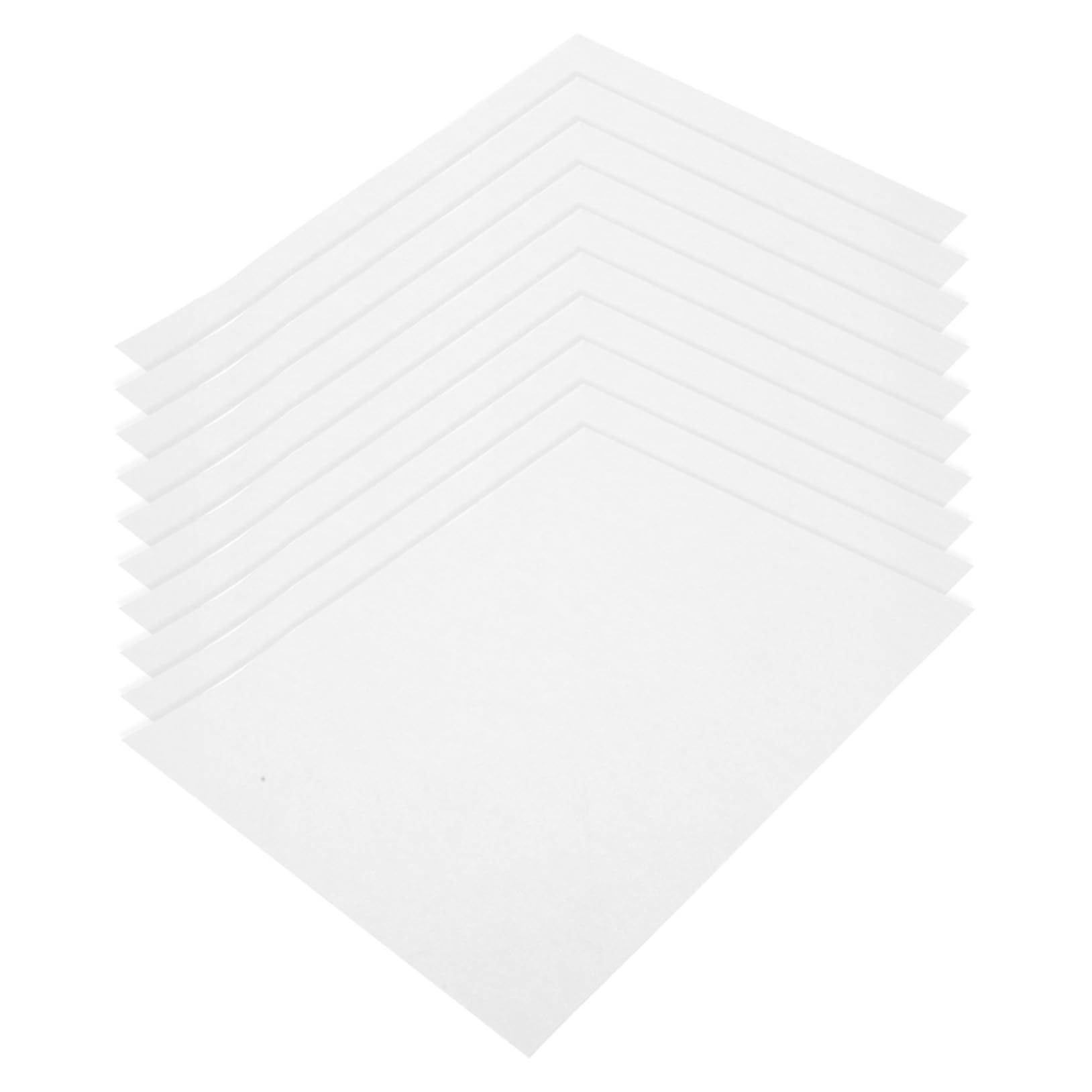 Toyvian 30pcs White Leaf Pressing Paper Reusable Blotting Paper for Flower Pressing DIY Specimen Making Smooth and Thick Tissue for Craft Projects
