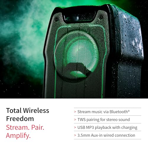 Haut-parleur Portable Sharp PS-931 – 180W, Bluetooth, Résistant aux Éclaboussures - vue 10