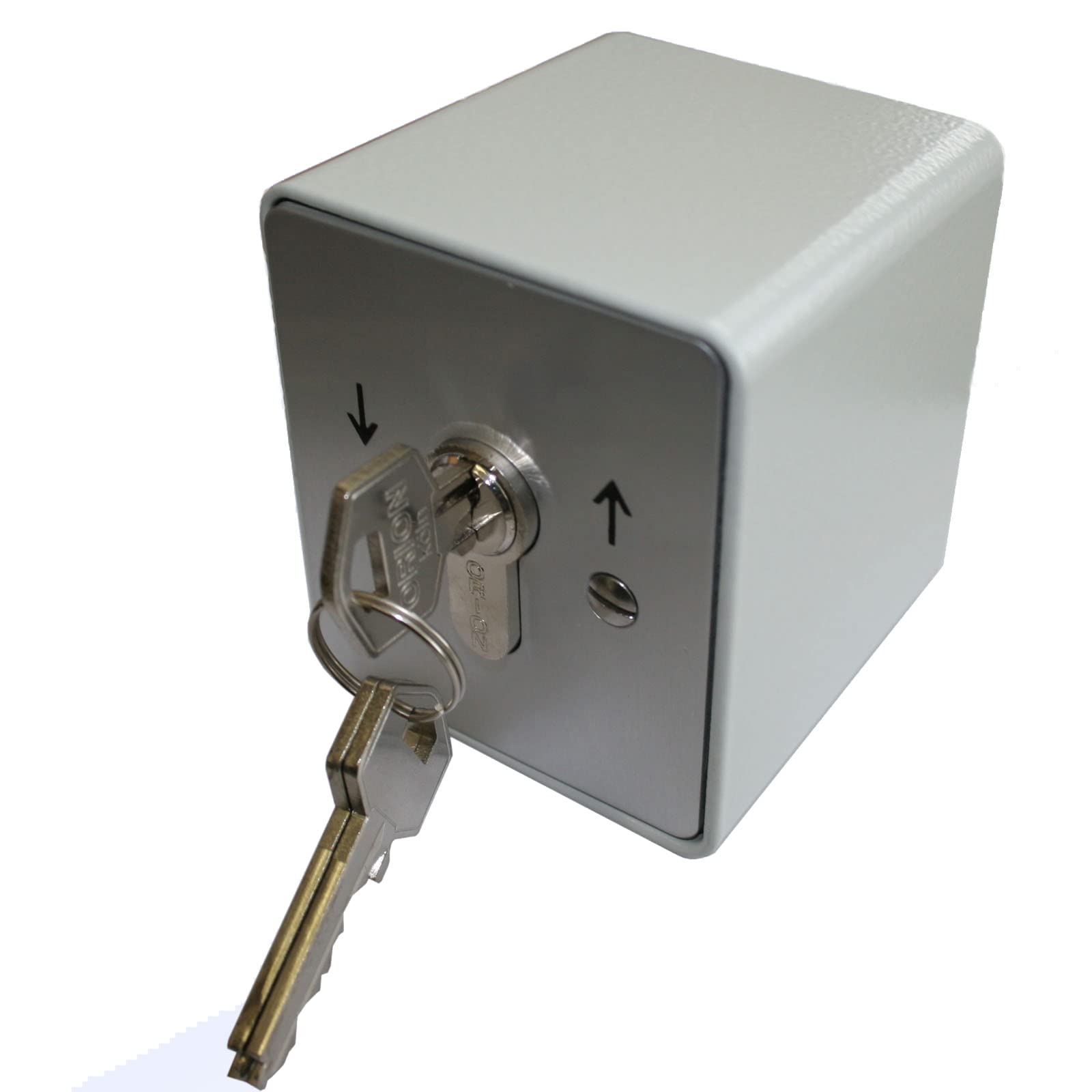 Interruttore a Chiave a Ritenzione Scatola da Parete 2 Schaltelemente Didascalia Frecce Apb 1-2R Ideale per Automazioni per Cancelli